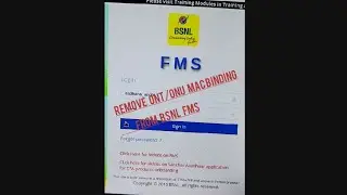 How to remove MAC binding in Bsnl FMS // ONT/ONU replacement kaisa kara