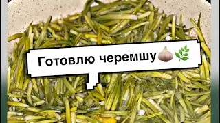 Готовлю черемшу/Генеральная уборка в кухне  1 часть