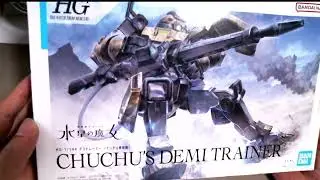 1/144HGデミトレーナー（チュチュ専用機）開封01【模型製作実況＆雑談】#水星の魔女