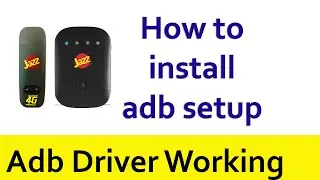 How to install adb driver for jazz 4g wingle internet device unlock