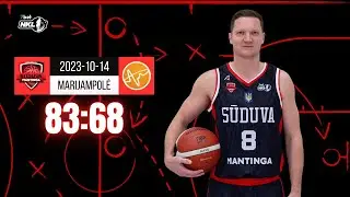 2023-10-14 Sūduva-Mantinga - Stekas 83:68 (santrauka)