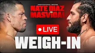 NATE DIAZ and MASVIDAL LIVE WEIGH IN