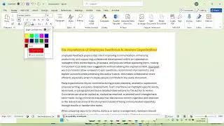 How to Format Fonts (Font Type, Size, Color, Bold, Italic, Underline & Change Case) in MicroSoftword