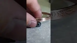 Моя новая работа браслет из меди, выполняется полностью в ручную.