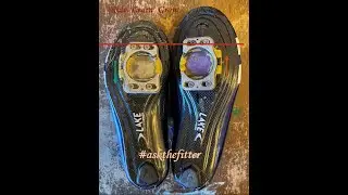 If your cycling shoes are too narrow. Do not size up. Try to find the correct width.