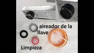 HOW TO CLEAN THE AERATOR OF YOUR FAUCET - DO YOU CLEAN THE SCALE AND SLIDE FROM YOUR FAUCET? FILTER