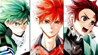 Anime edit| demon slayer| haikyuu| my hero academia