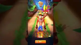 Crash Bandicoot: On the Run! gameplay video 3rd session
