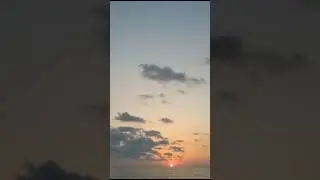 29 августа 2023 г.! Присланное мне видео с закатом  ⛅ солнца на курорте.