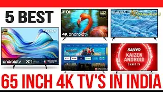 Top 5 Best 65 Inch 4k Smart Tv's in India with Price | Best 65 inch 4k Ultra HD LED TV | Review 2020