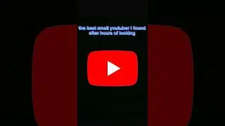 Just a small youtuber you may not know who is he is
