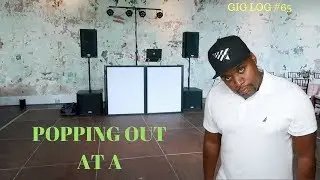 GIG LOG #65| POPPING OUT AT A WEDDING| MOBILE DJ SETUP