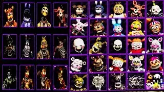FNAF non-VR Help Wanted - ALL ANIMATRONICS