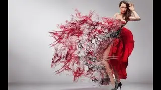 Particle dispersion effect in adobe photoshop tutorial cs6/cc.