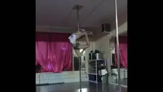 Pole Dance trick "Galaxy"