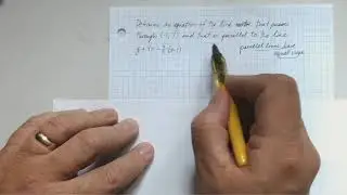 Point Slope Examples