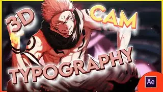 3D CAMERA TYPOGRAPHY : After Effects AMV Tutorial