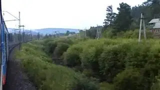 От Иркутска  до Слюдянки. From Irkutsk to Slyudyanka.