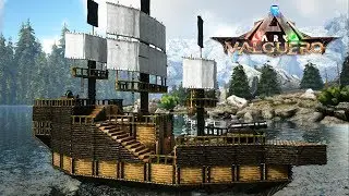 Ark: Motorboat Platform Base - Pirate Ship ☠ (Speed Build)