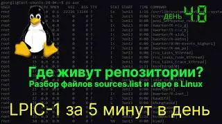 Где живут репозитории? Разбор файлов sources.list и .repo в Linux