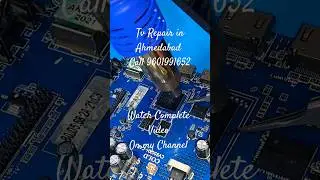Processor Reflow with SMD Gun #led #tvrepaircentre #ledtv #panel #smarttv #lcd #4ktv  #repair