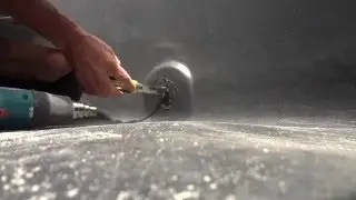 remendando caixa dagua