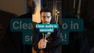 Remove video background noise with one click!