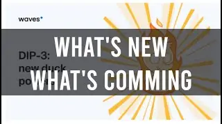 Waves Ducks - what's new and what's yet to come. (DIP-3)
