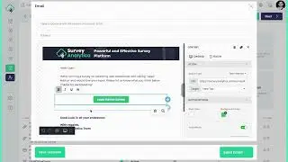 Sharing survey over Email