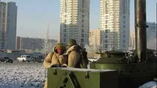 Станция метро Алма-Атинская. Праздник, реконструкции, гуляния // декабрь 2012