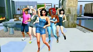 Katseye - Milkshake I Sims 4 Tiktok Dance Animation 🎇🎆🎇🎆