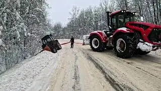 Жесткая Авария спас только Кировец)))