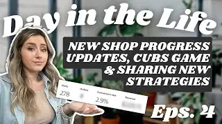 New Etsy Shop Progress Updates & Day in the Life | Shop Launch Diaries Eps. 4