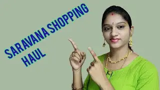 saravana store  shopping haul