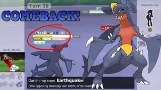 GARCHOMP WITH THE COMEBACK SWEEP | High Ladder Pokemon Showdown Random Battles