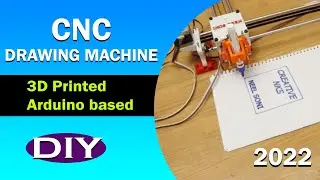 CNC Drawing Machine | DIY 3D Printed Arduino based Drawing Machine | 2022