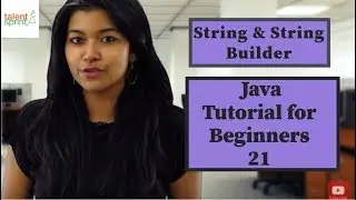 String & String Builder | Java Tutorial for Beginners 21 | TalentSprint Coding Prep