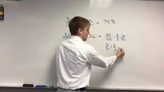 Converting fractions, decimals, and percents