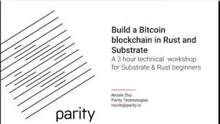 [TUTORIAL] Build a Bitcoin-like Blockchain with Substrate - Beginner Friendly (1 of 5)