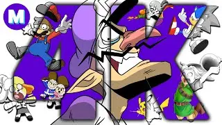 🎵 Waluigi vs Smash - NEW CHARACTERS - 4K Rap Battle 🎵