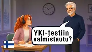 Preparing for the Finnish YKI Test – Easy Finnish Conversation & Listening Practice (Subtitles)