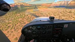 (POV) Cessna 172 Flight To BEAUTIFUL Sedona!