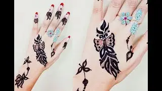 Latest Cutest Butterfly Henna Design😄||Karwa Chauth special||By HennArchy😄