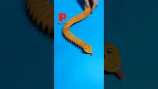Serpiente con movimiento -  origami 