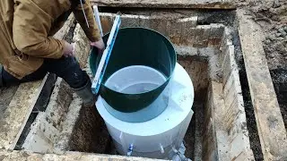 Обустройство скважины с кессоном.Форс мажор, делаем опалубку,обрушения грунта,плывун.