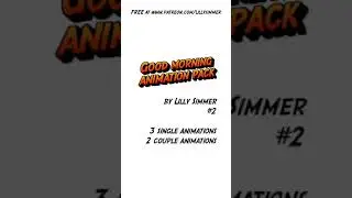 Good Morning (FREE) Animation Pack #2 || The Sims 4 || #shorts​