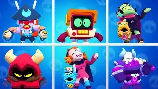 Brawl Stars - R-T, WILLOW & NEW SKINS WINNING POSE | АНИМАЦИЯ ПОБЕДЫ Р-Т, УИЛЛОВА И новых скинов
