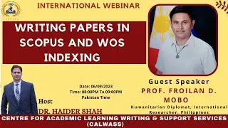 Writing Papers in Scopus and WOS Indexing!