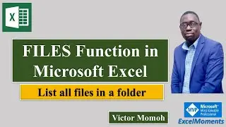 FILES Function in Excel to List Files in a Folder