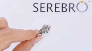 Серебряное кольцо с жемчугом 